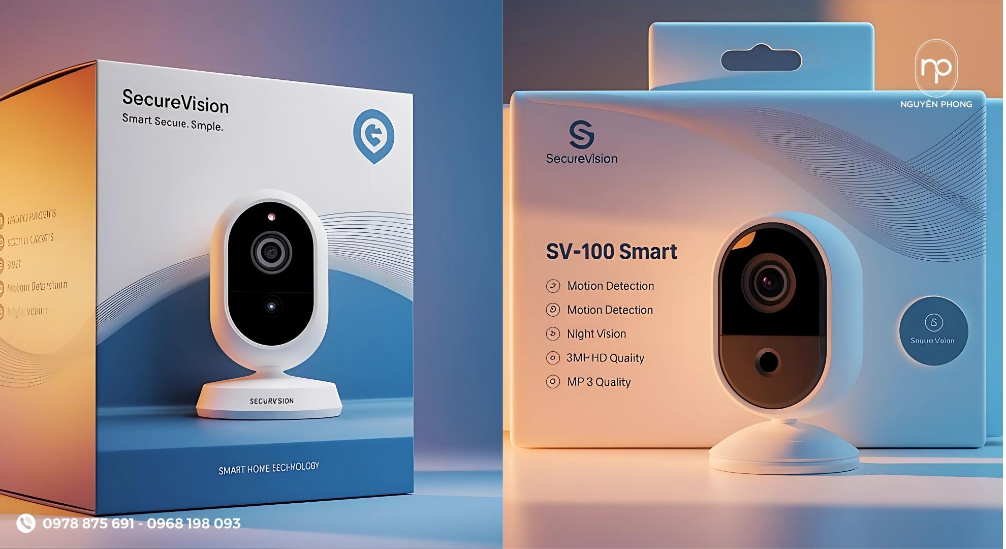 Hộp giấy đựng camera thẩm mỹ